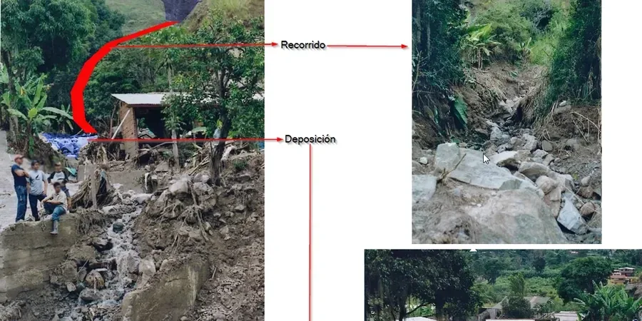 Illustrative image of Debris flow analysis in Sydney