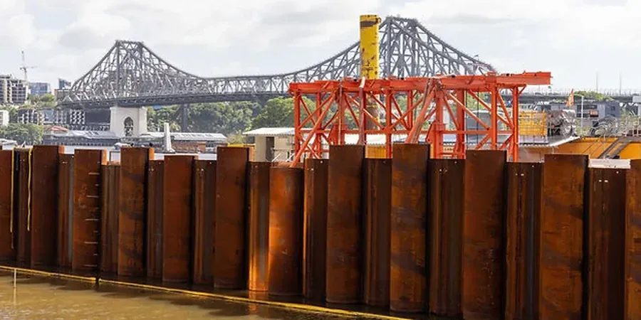 Illustrative image of Sheet pile wall design in Sydney